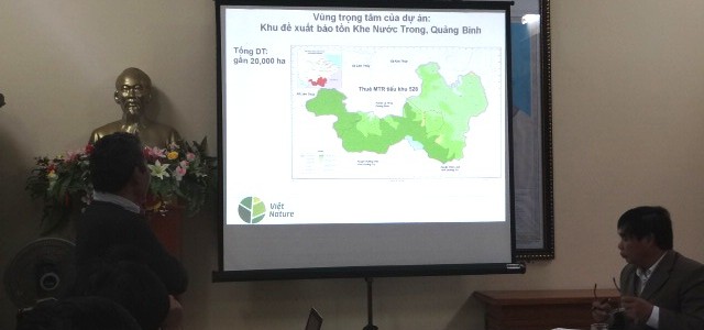 Viet Nature – Forest environment lease for scientific research and long term conservation of watershed protection forest at Khe Nuoc Trong, Le Thuy, Quang Binh