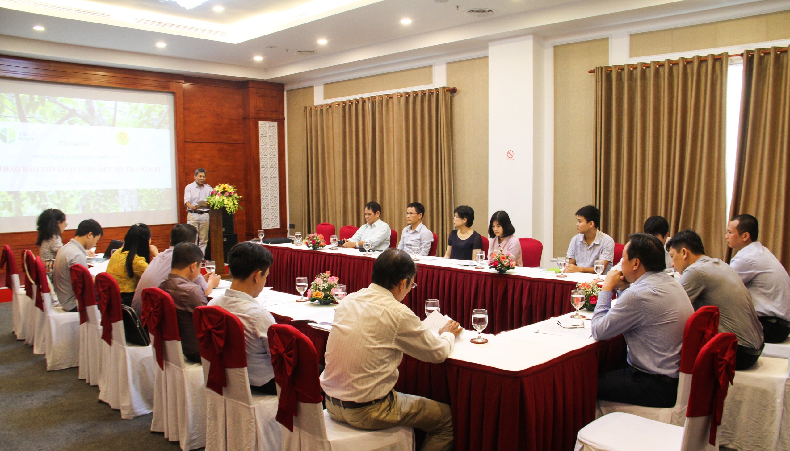 Hội thảo về bảo tồn vượn má trắng siki (Nomascus siki) đã được tổ chức thành công